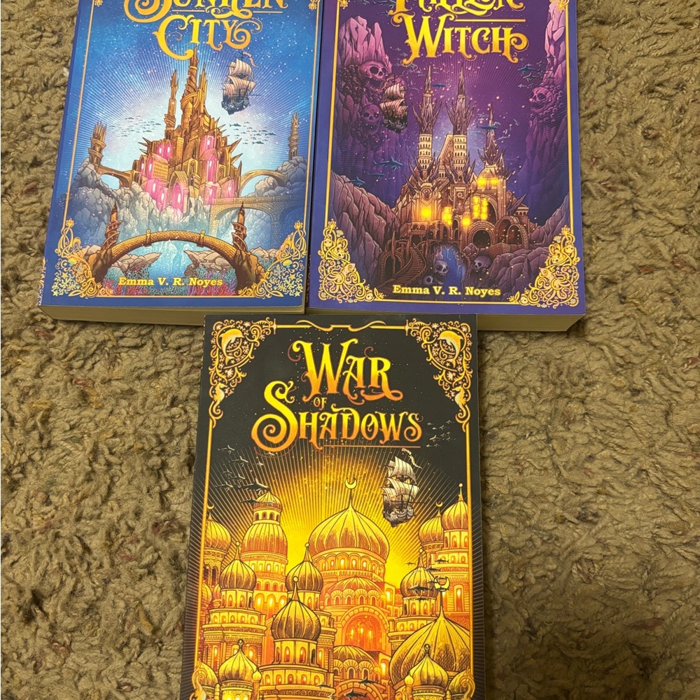 Sunken City Trilogy Set with Colorful Covers